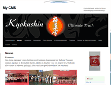 Tablet Screenshot of kyokushin-tsunami.nl